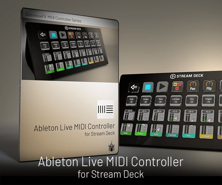 Ableton Live MIDI Controller for Stream Deck — sideshowfx